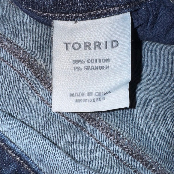 Torrid Blue Boot Cut Jeans with Stretchy Comfort - Picture 8 of 9